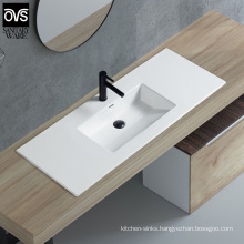 Popular Design Sanitaryware White Bathroom Wash Basin Ceramic Basin